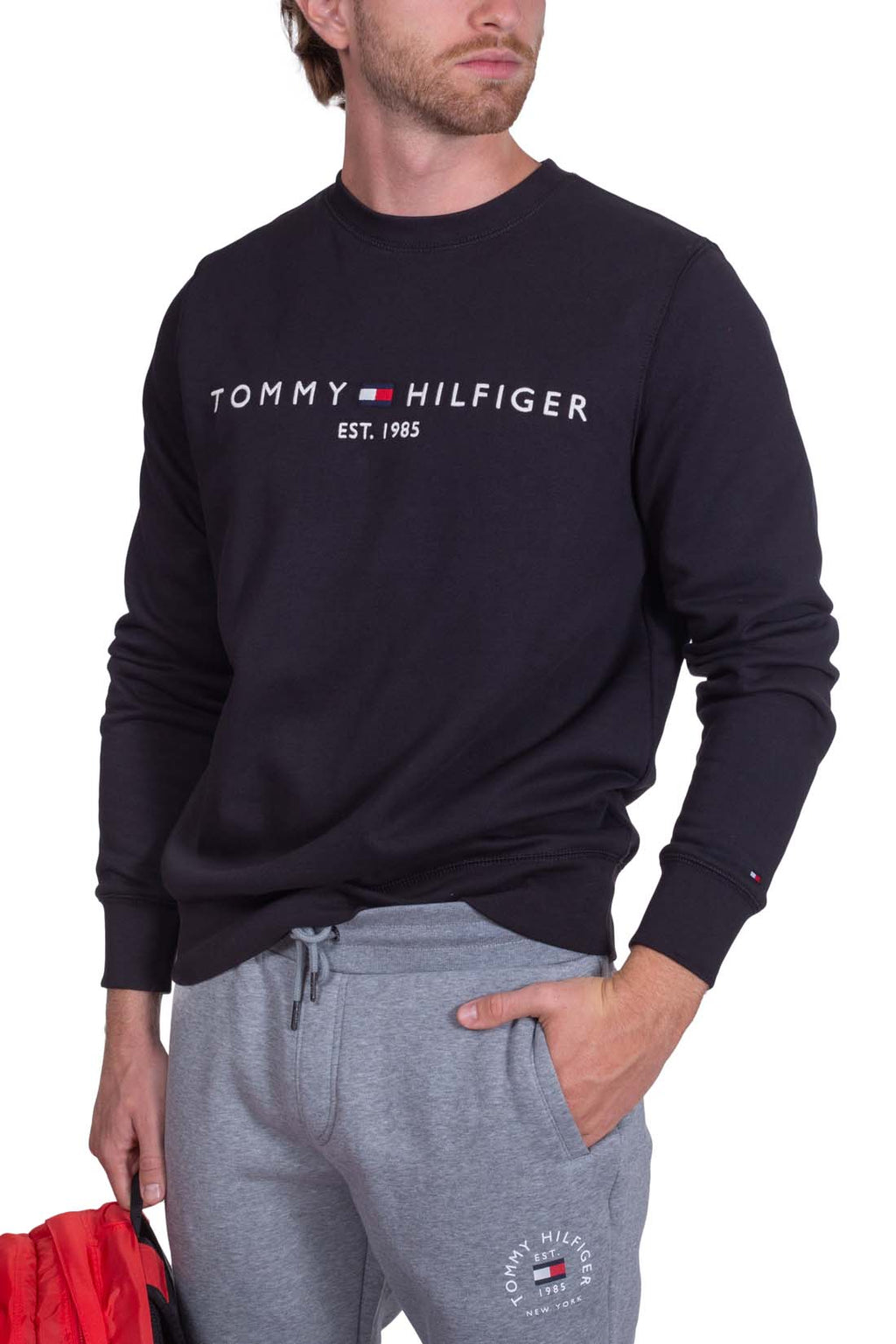 TOMMY HILFIGER - Men's Essential logo sweatshirt - Size XL