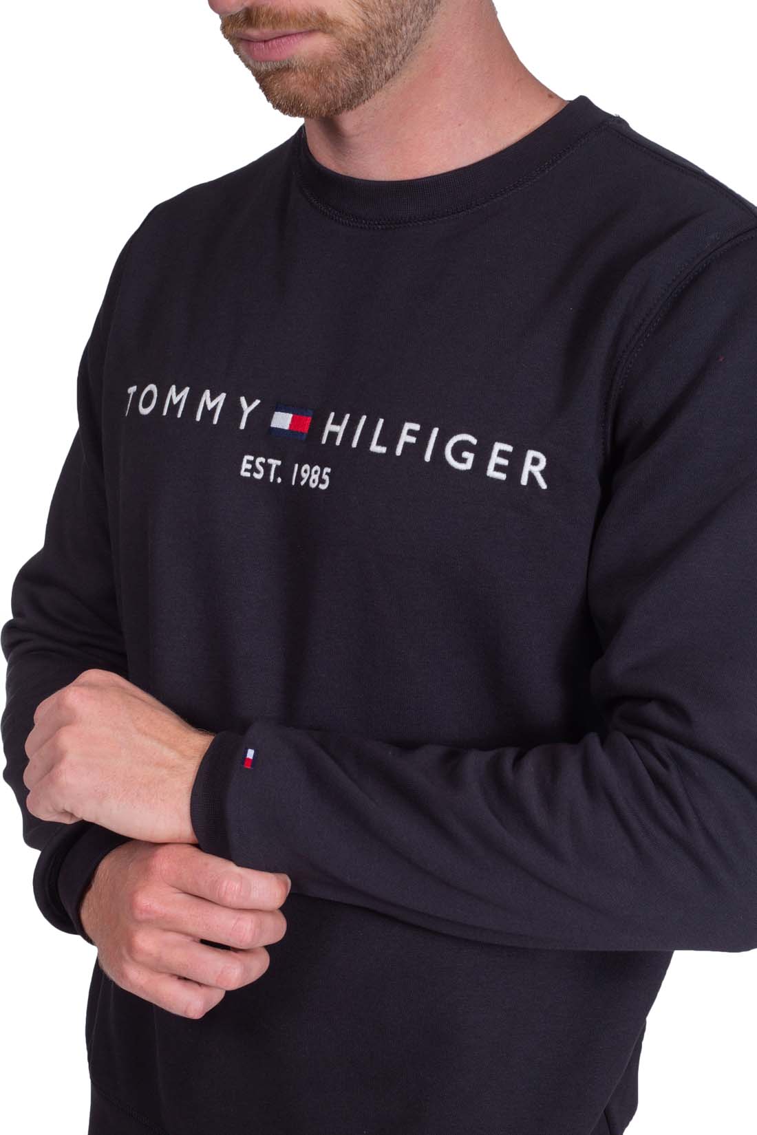 TOMMY HILFIGER - Men's Essential logo sweatshirt - Size XL