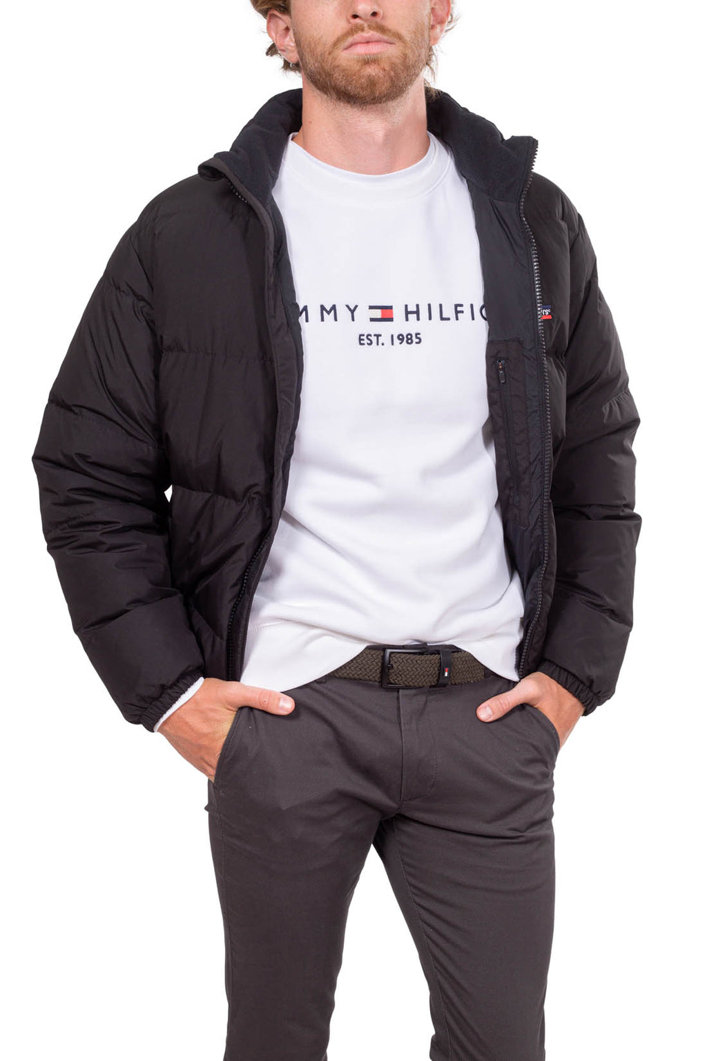 TOMMY HILFIGER - Men's Essential logo sweatshirt - Size XL