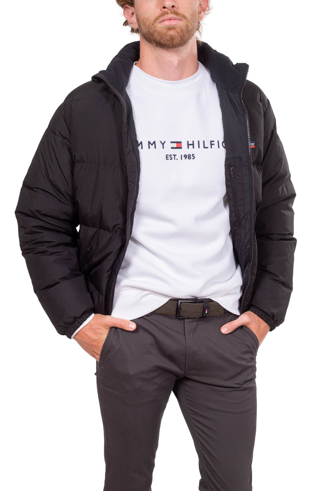 TOMMY HILFIGER - Men's Essential logo sweatshirt - Size XL