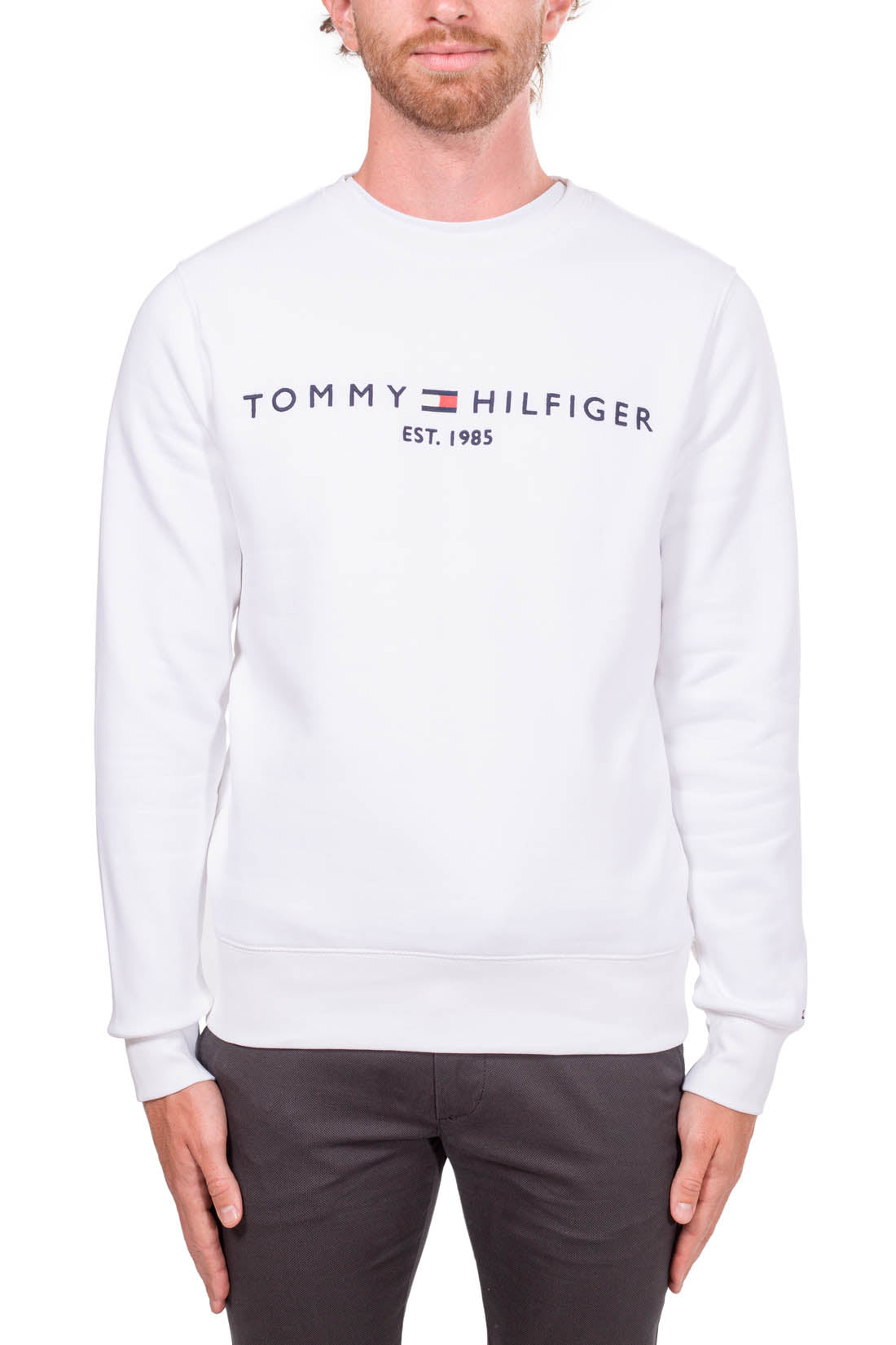 TOMMY HILFIGER - Men's Essential logo sweatshirt - Size XL