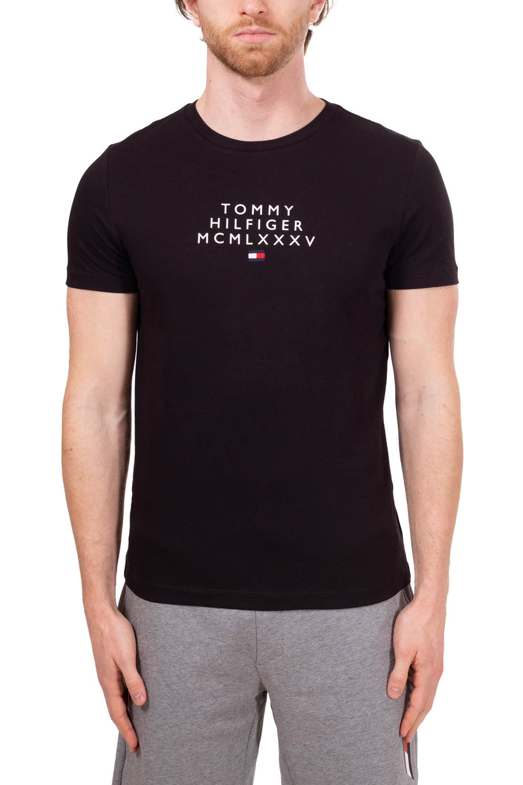 TOMMY HILFIGER - Men's basic logo T-shirt  - Size XXL-1