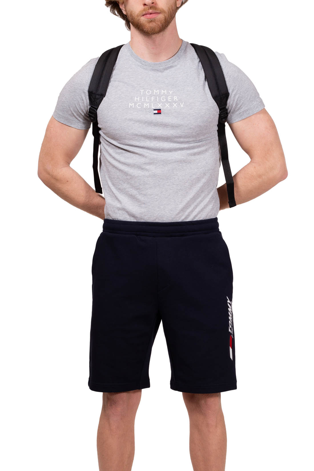 TOMMY HILFIGER - Men's basic logo T-shirt  - Size XXL-31