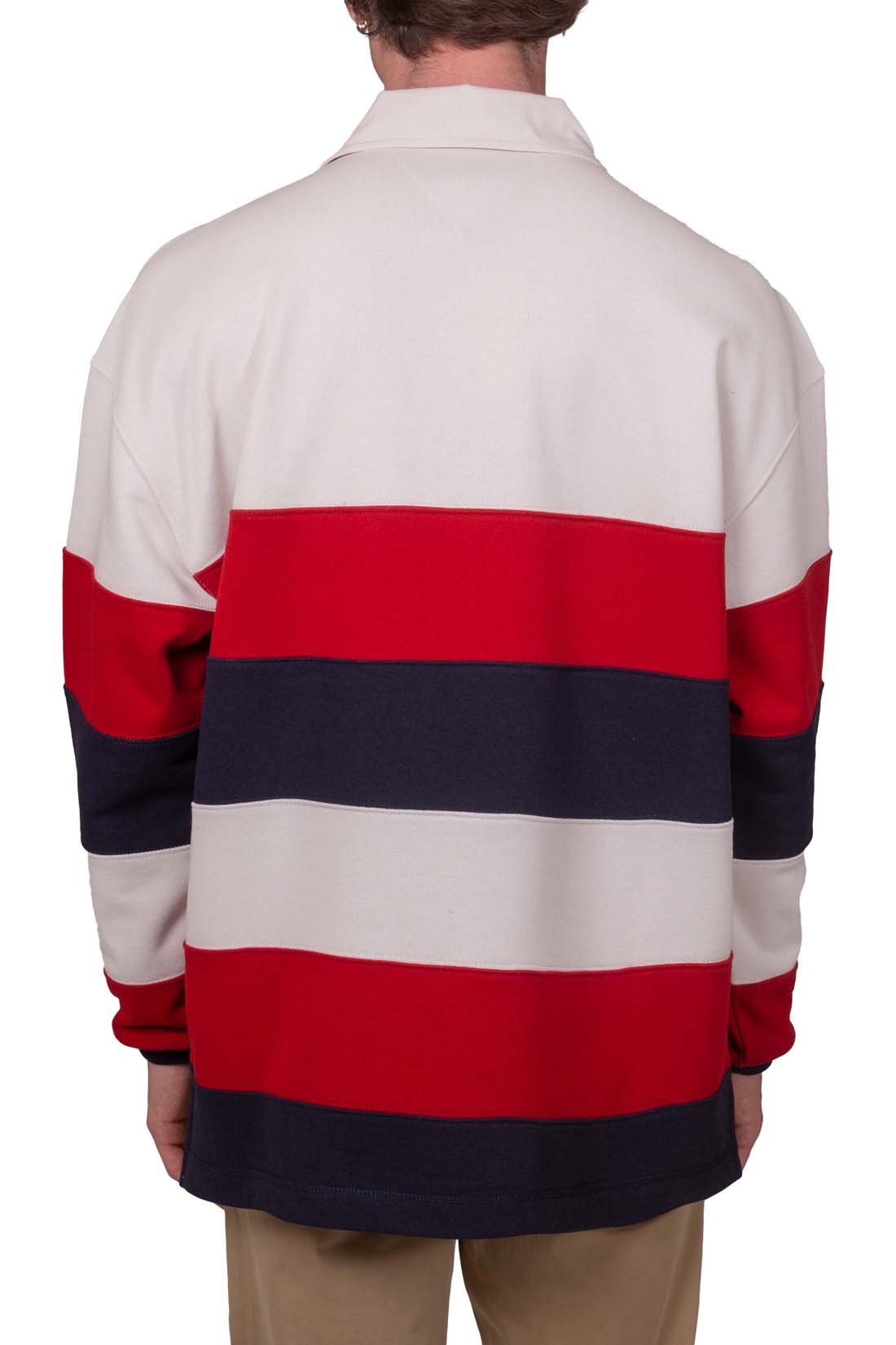 TOMMY HILFIGER - Men's oversize rugby Archive fit polo shirt-10