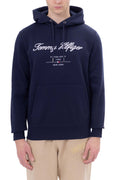 TOMMY HILFIGER - Men's winter hoodie with italics logo-3