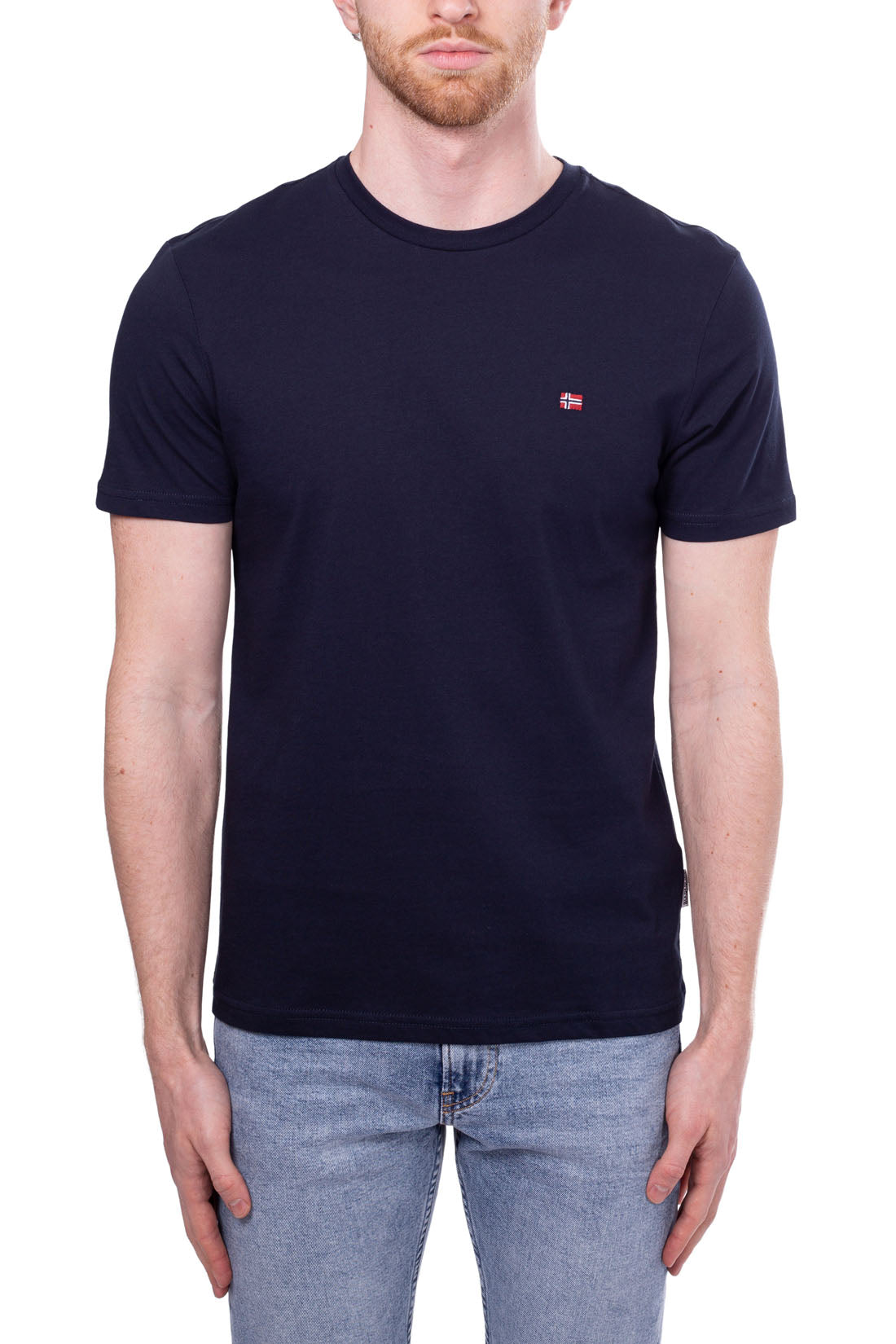 NAPAPIJRI - Men's organic cotton crewneck T-shirt - Size S-0