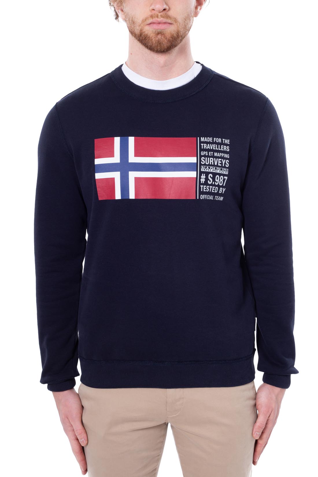 NAPAPIJRI - Men's Bamardi sweatshirt  - Size S-1