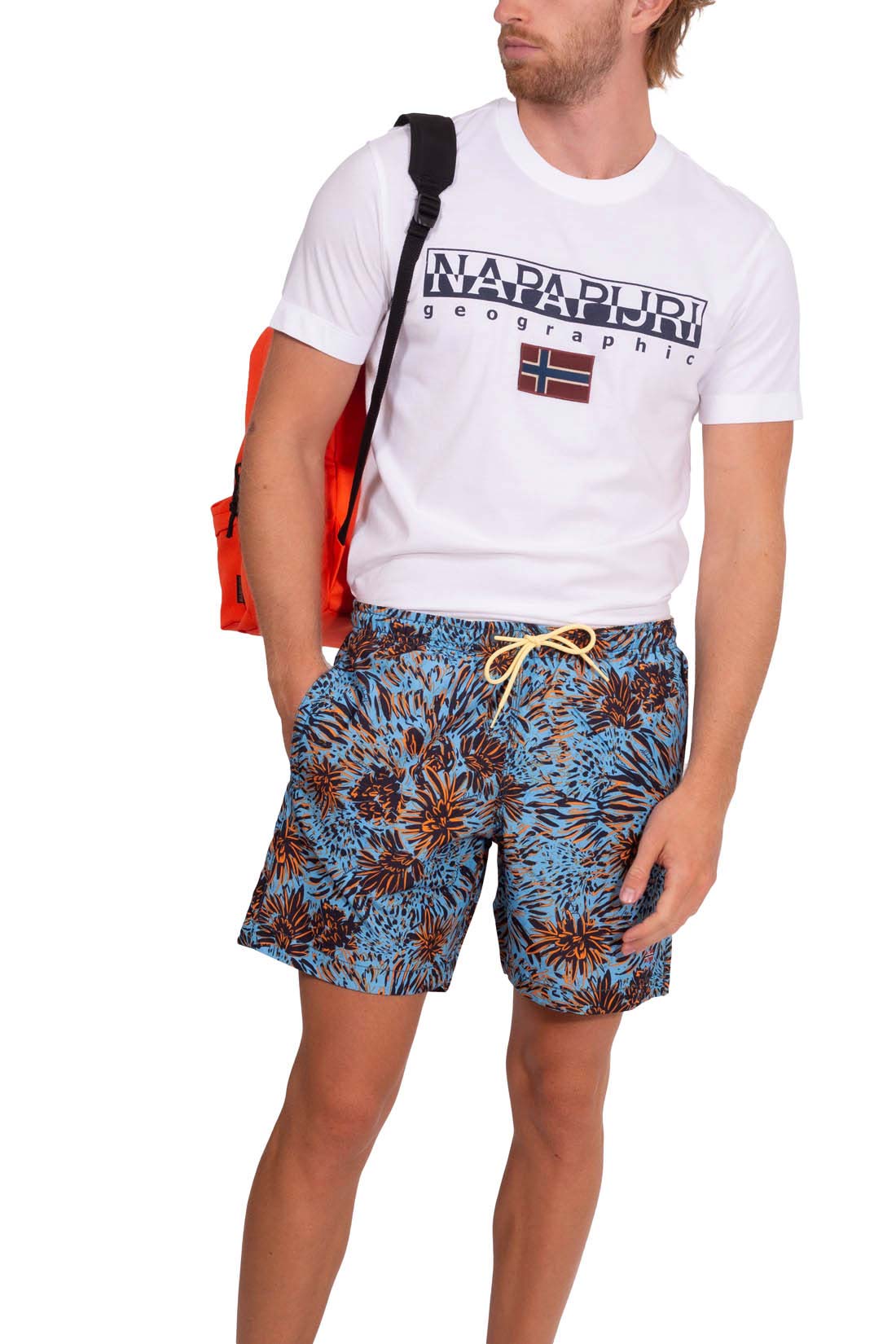 NAPAPIJRI - Men's foliage swim short  - Size S-23