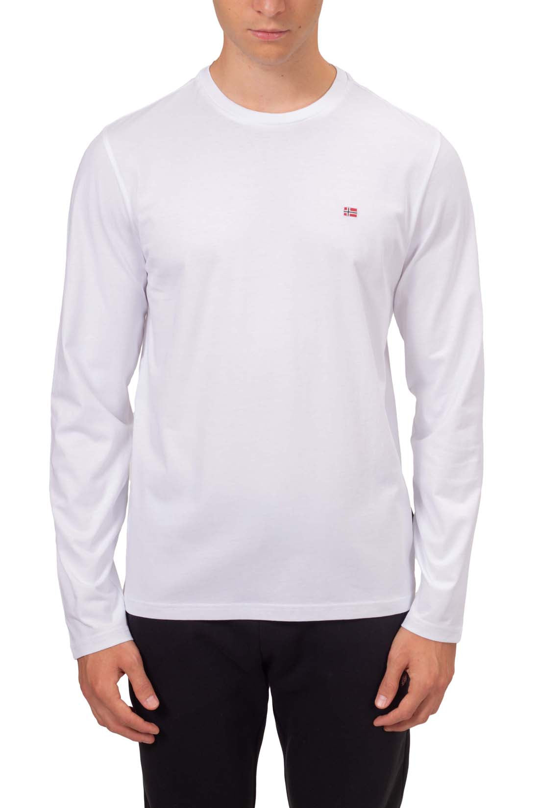 NAPAPIJRI - Men's basic T-shirt with long sleeves  - Size 3XL-3
