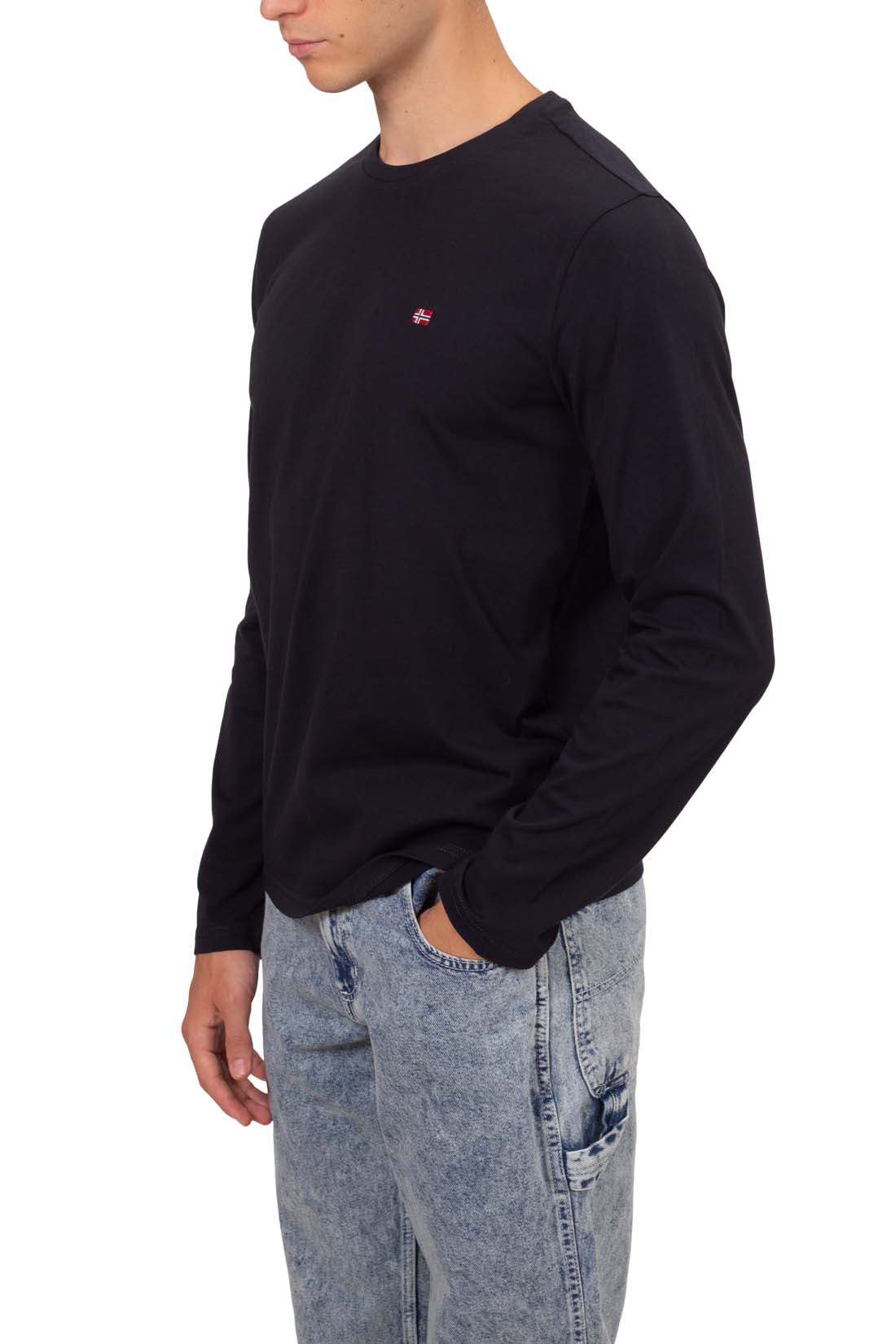 NAPAPIJRI - Men's basic T-shirt with long sleeves  - Size 3XL-5