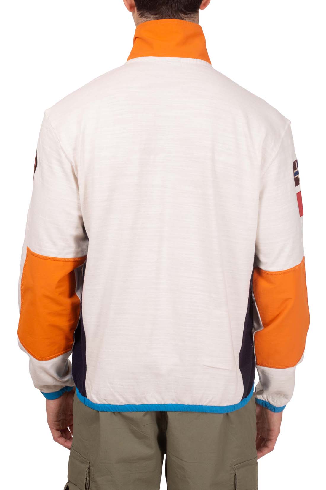 NAPAPIJRI - Men's colorblock full-zip Tepees sweatshirt-21