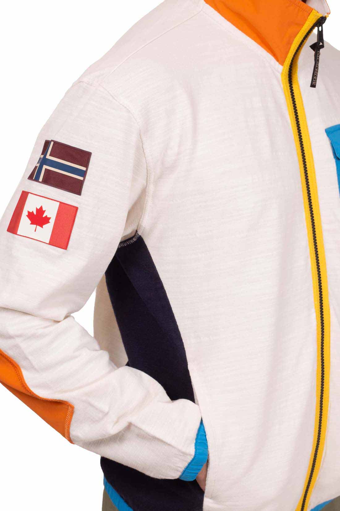 NAPAPIJRI - Men's colorblock full-zip Tepees sweatshirt-20