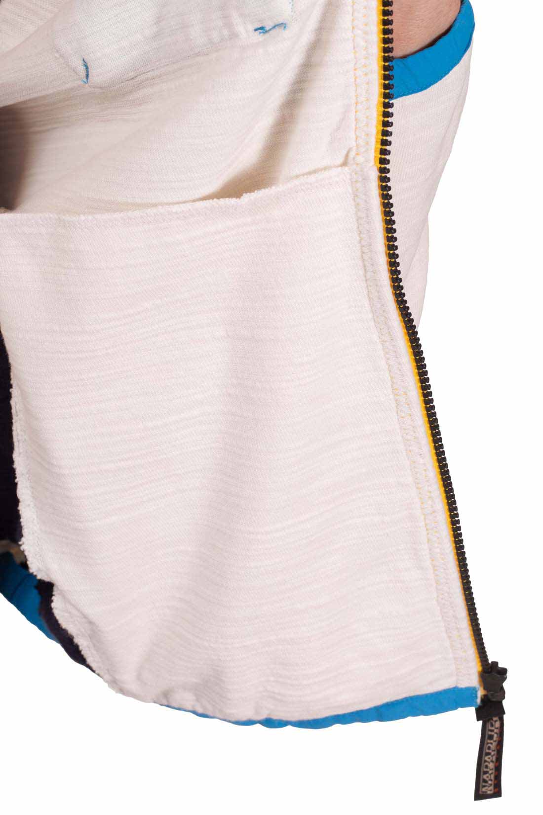 NAPAPIJRI - Men's colorblock full-zip Tepees sweatshirt-0