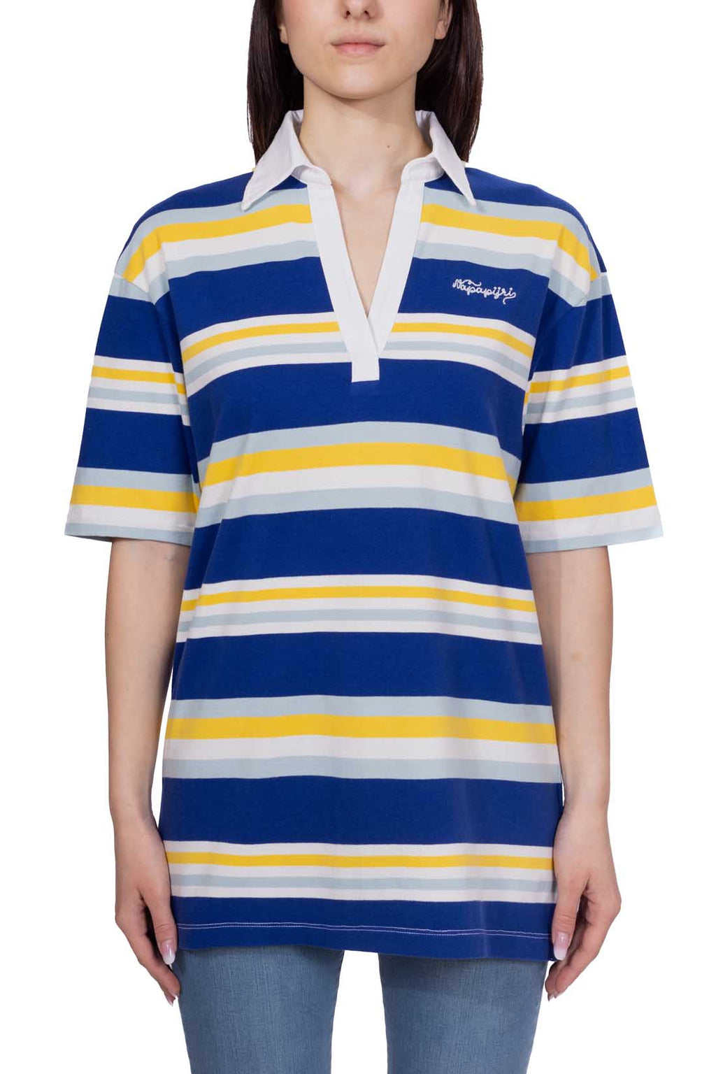 NAPAPIJRI - Women's striped Ete polo shirt-19