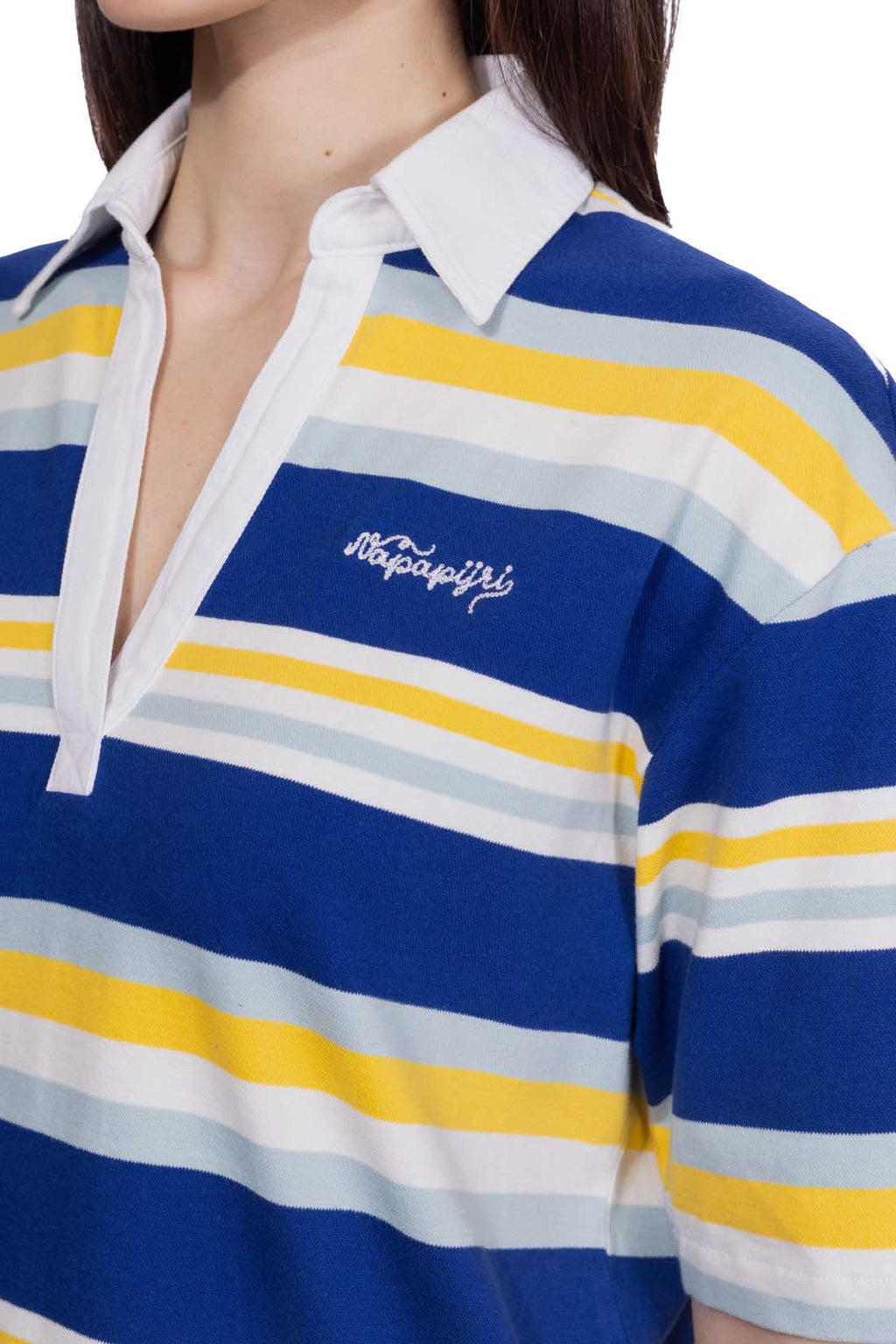 NAPAPIJRI - Women's striped Ete polo shirt-4
