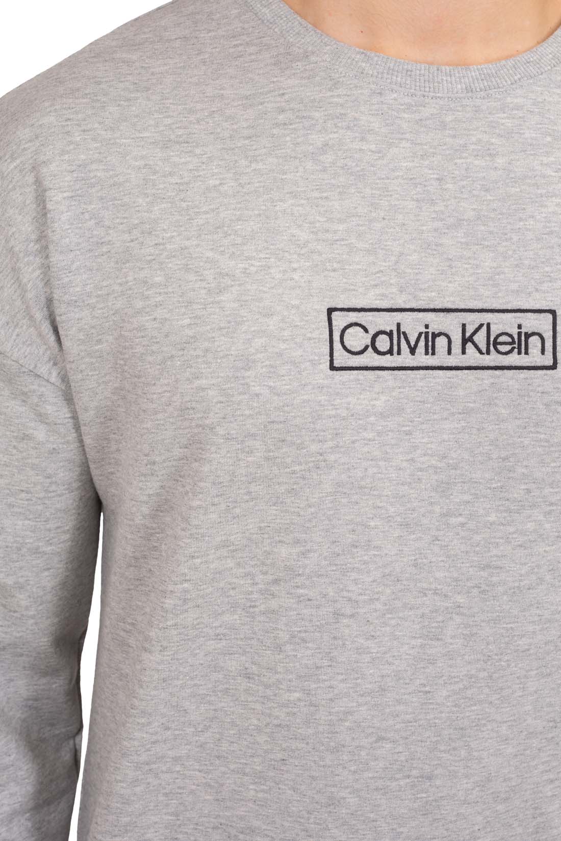CALVIN KLEIN - Men's relaxed crewneck sweatshirt-0