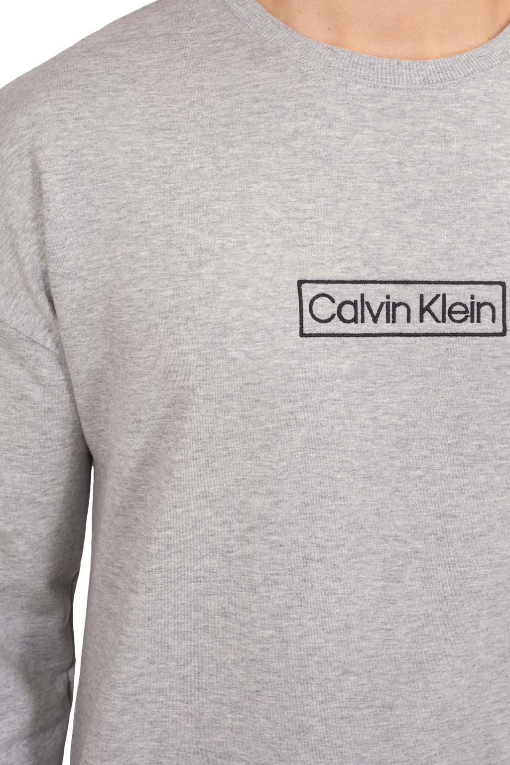 CALVIN KLEIN - Men's relaxed crewneck sweatshirt-4