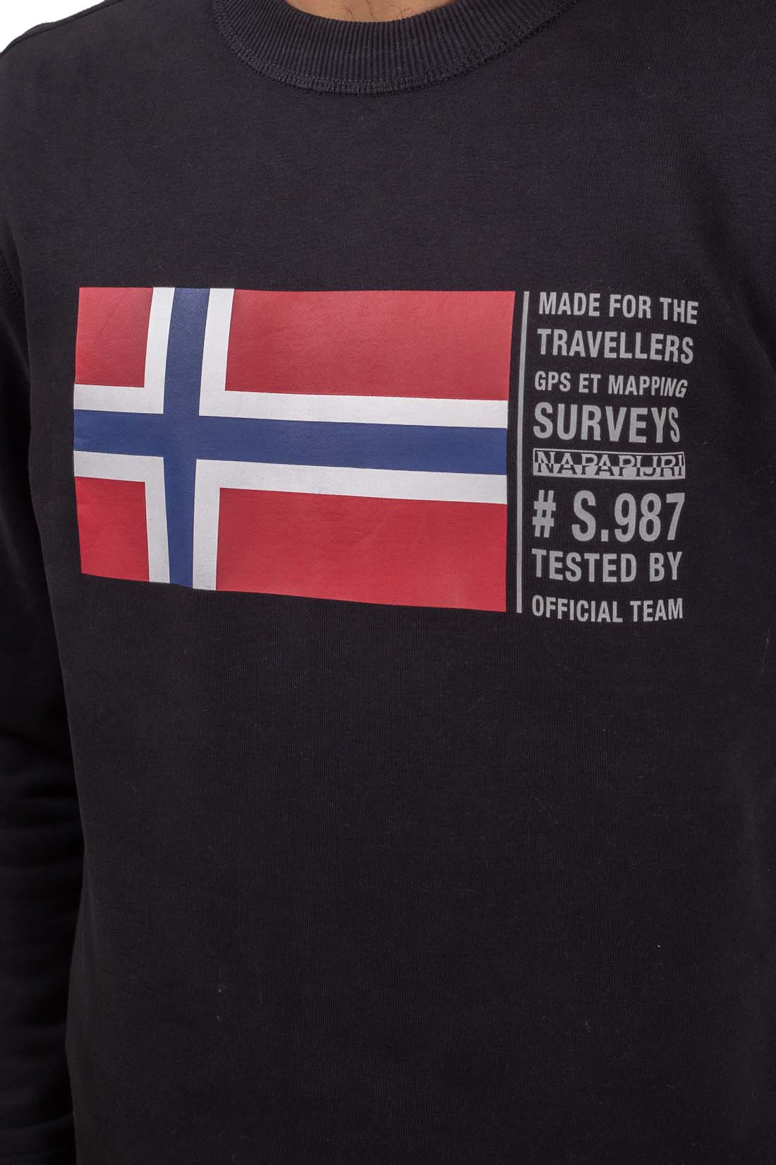 NAPAPIJRI - Men's Bamardi sweatshirt  - Size S-6