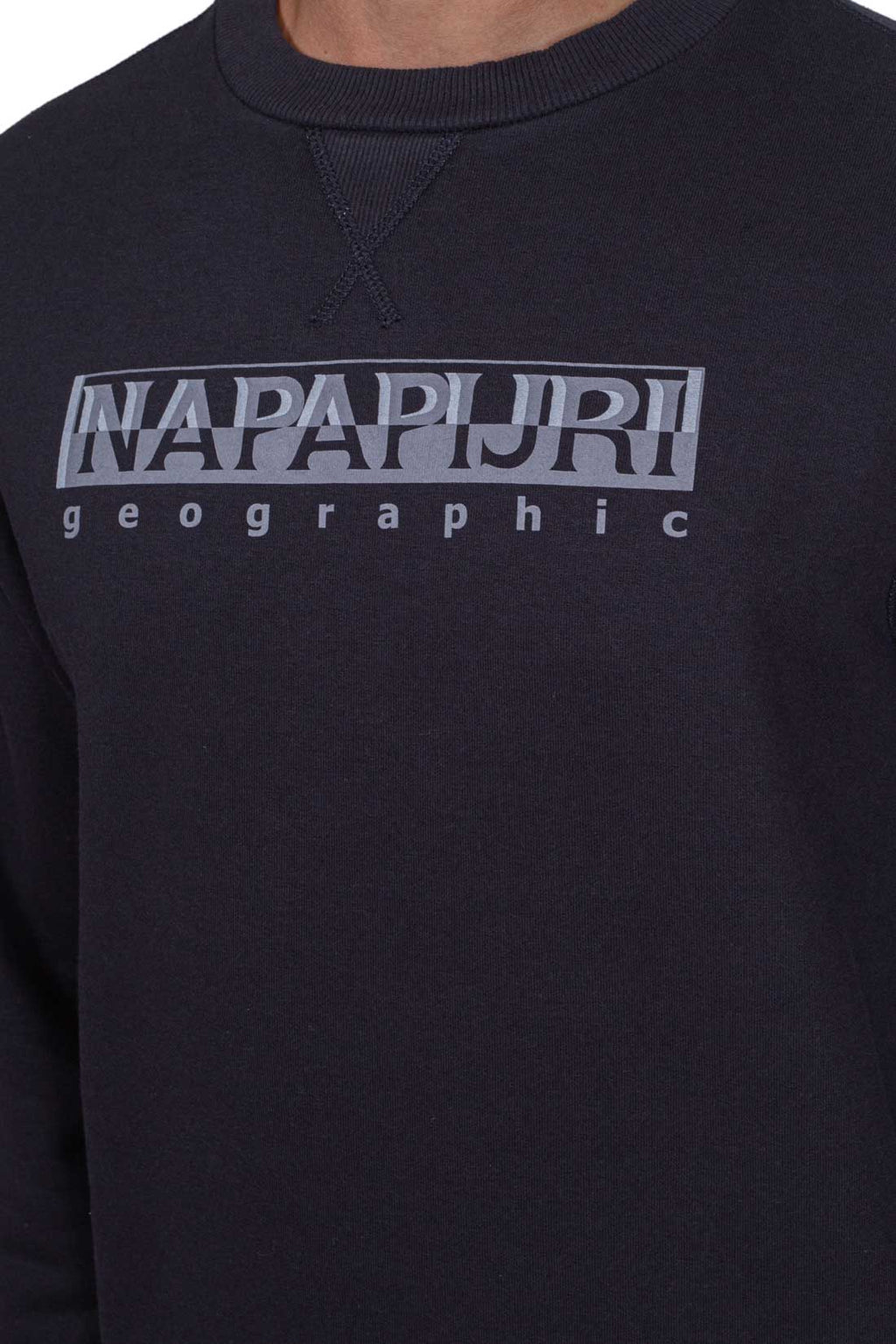 NAPAPIJRI - Men's crewneck logo sweatshirt  - Size XXL-5