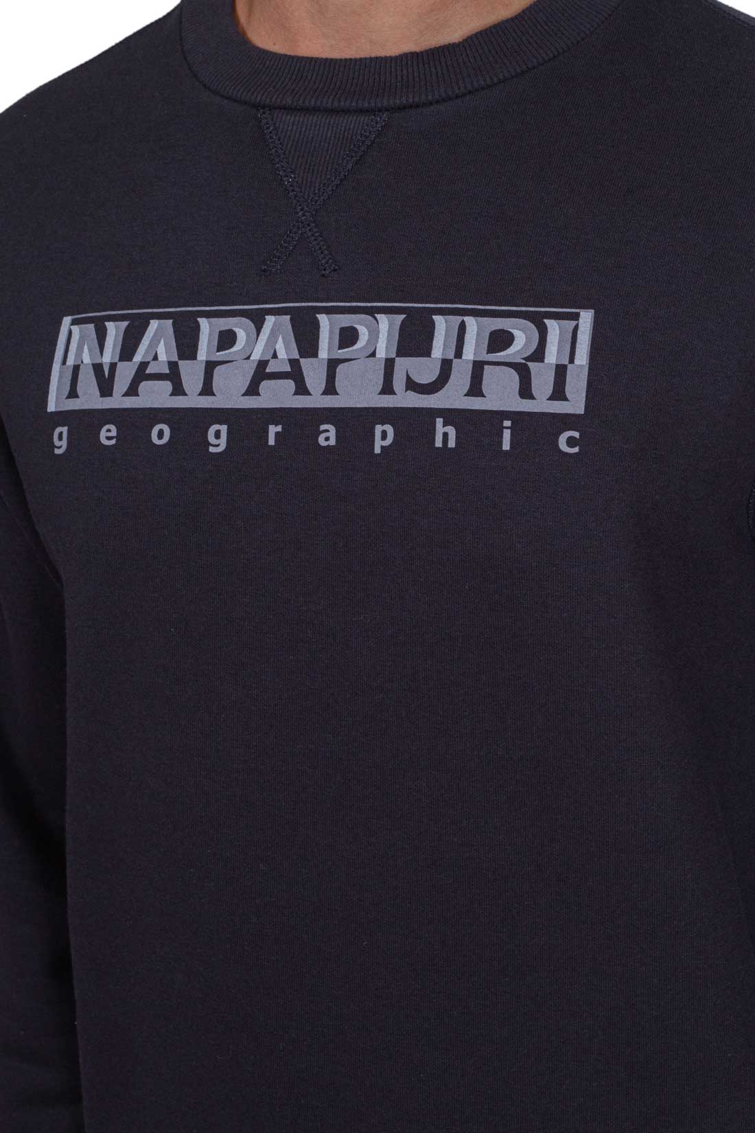 NAPAPIJRI - Men's crewneck logo sweatshirt  - Size XXL-5