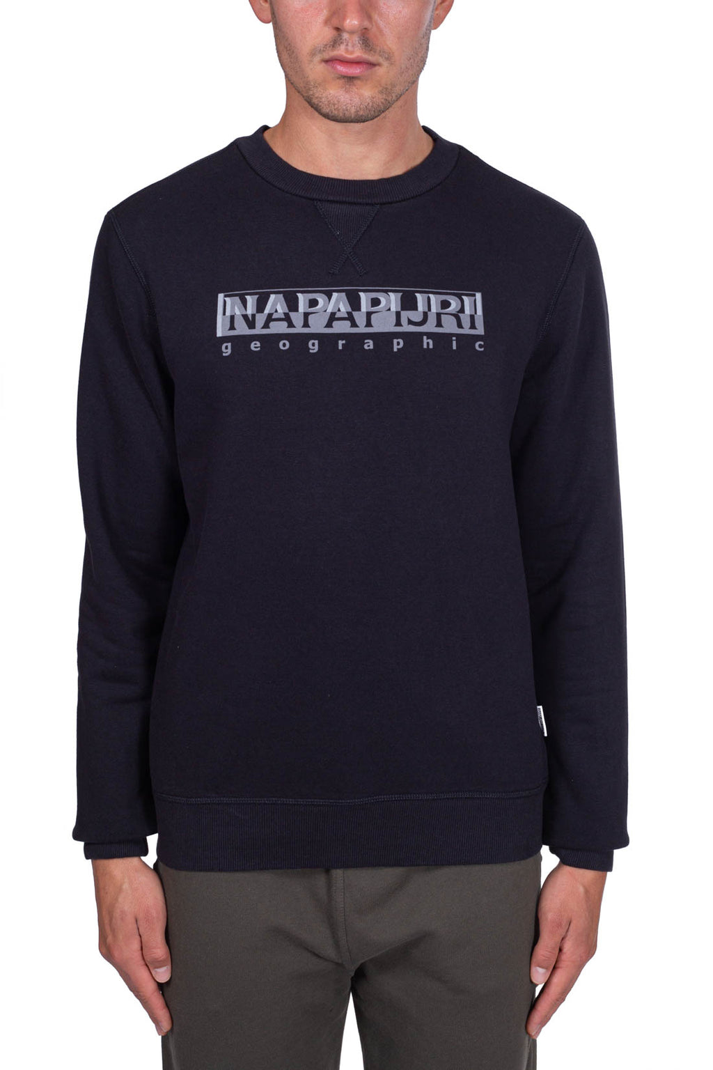 NAPAPIJRI - Men's crewneck logo sweatshirt  - Size XXL-4