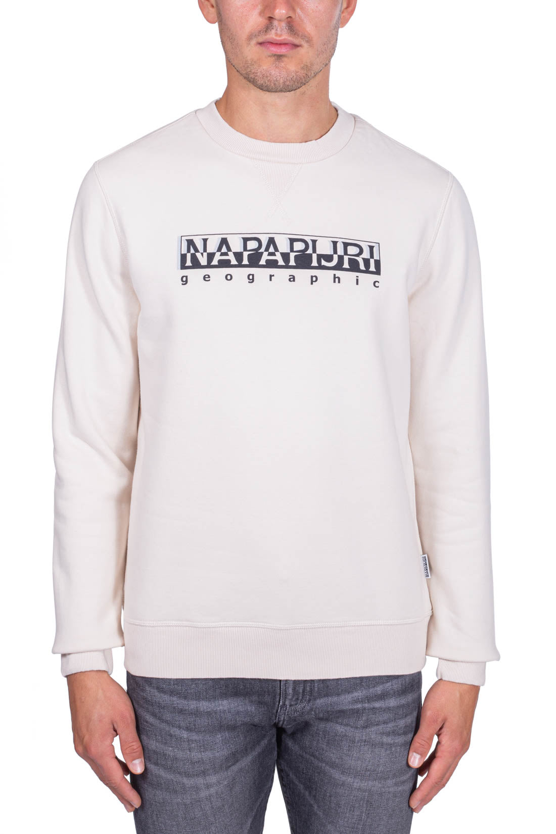 NAPAPIJRI - Men's crewneck logo sweatshirt  - Size XXL-7