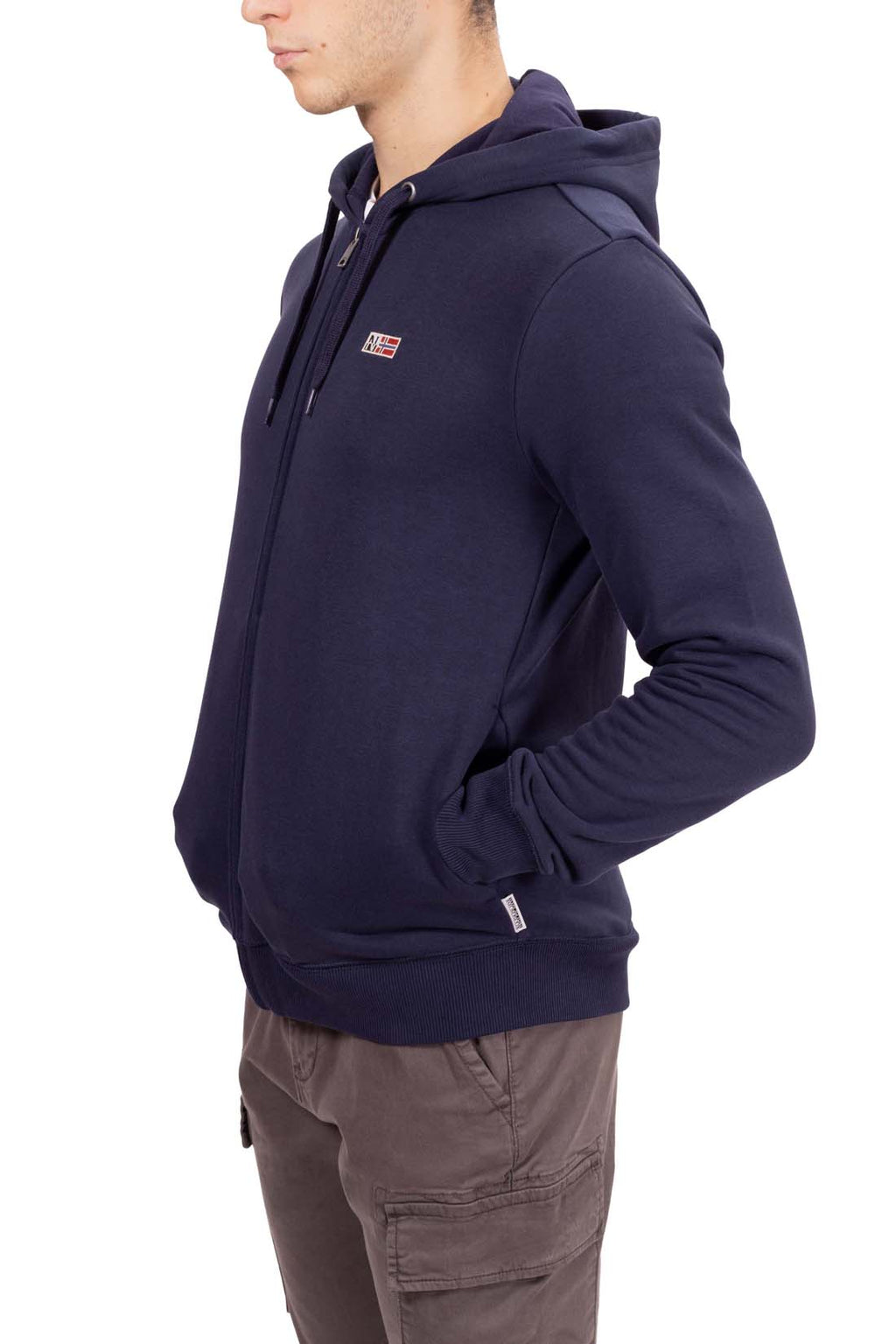 NAPAPIJRI - Men's winter Buri sweatshirt with zip - Size XL-31