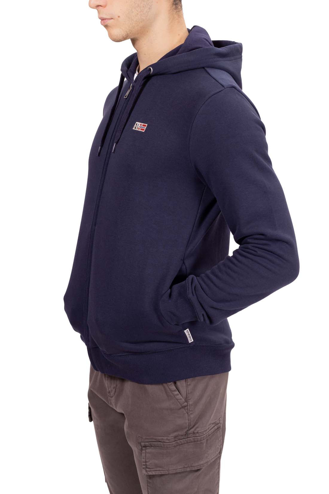 NAPAPIJRI - Men's winter Buri sweatshirt with zip - Size XL-35