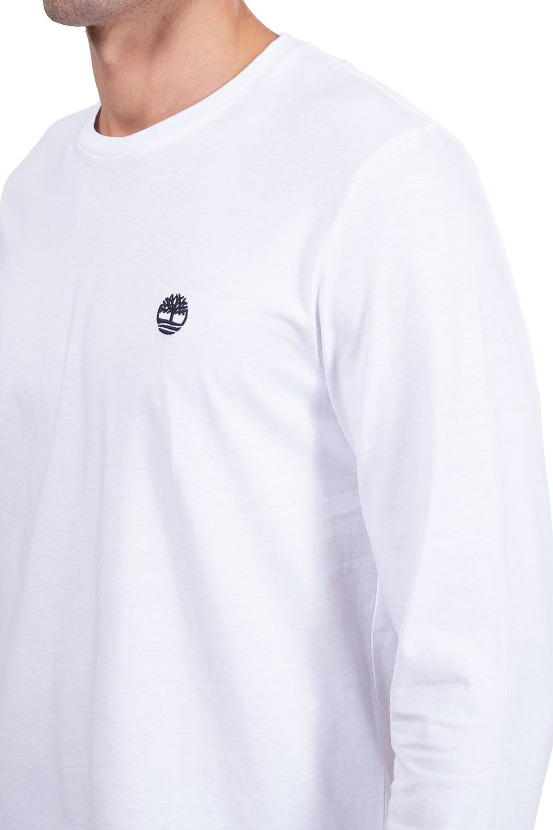 TIMBERLAND - Men's basic T-shirt with cuffs and logo  - Size XXL-8
