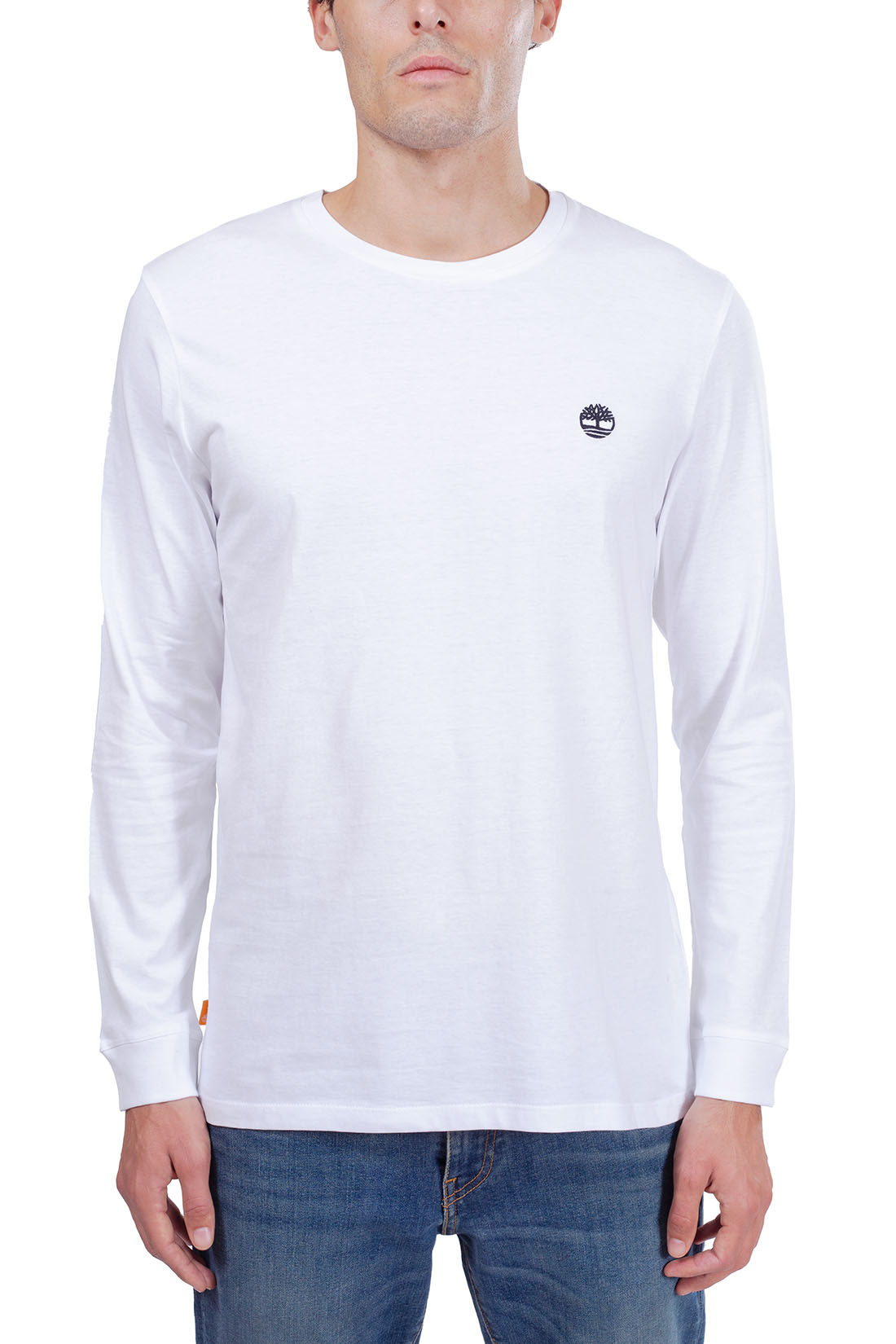 TIMBERLAND - Men's basic T-shirt with cuffs and logo  - Size XXL-10