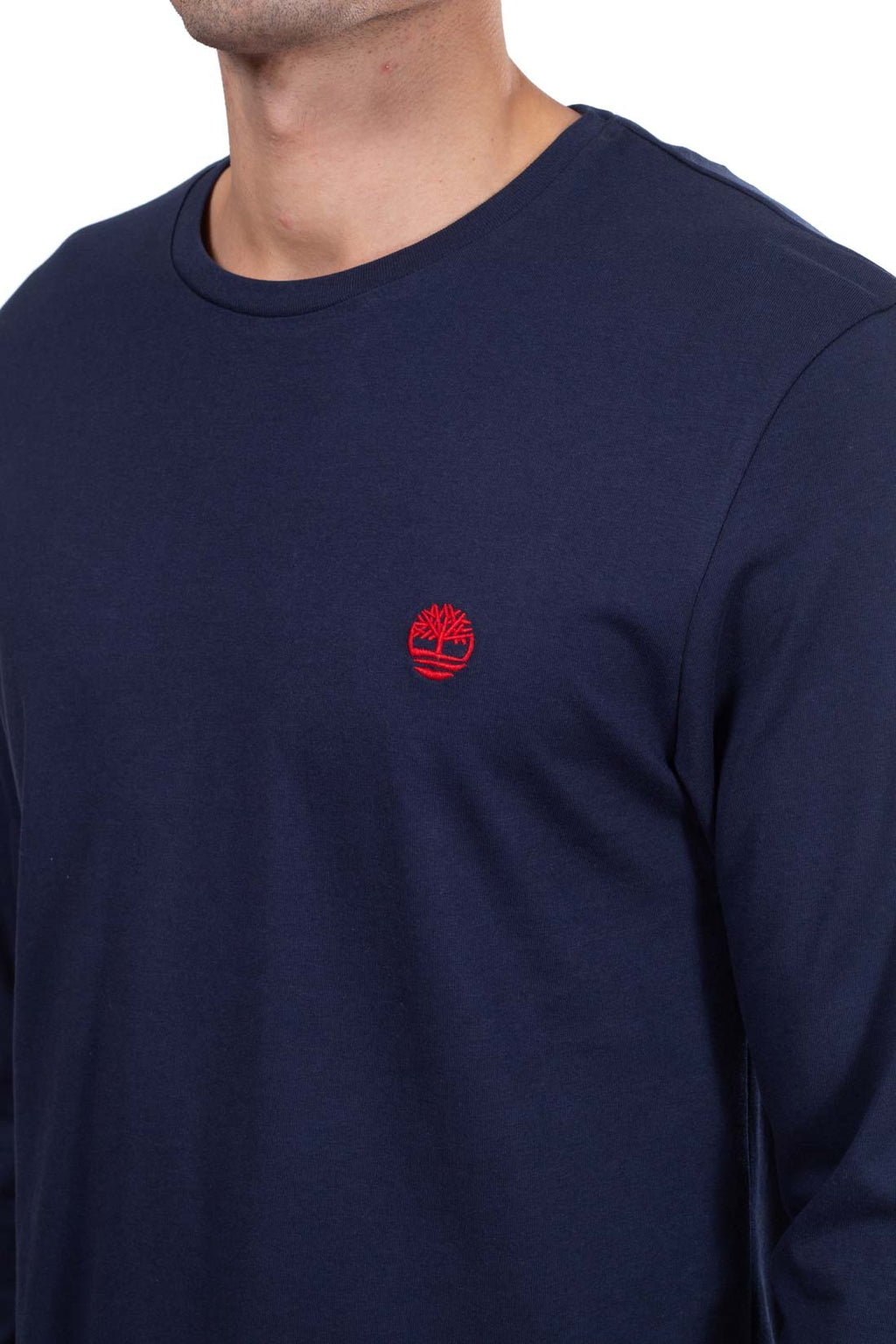 TIMBERLAND - Men's basic T-shirt with cuffs and logo  - Size XXL-5