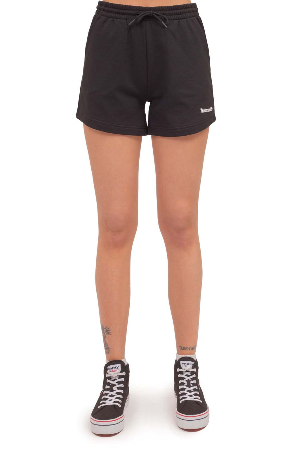 TIMBERLAND - Women's regular logo shorts  - Size L-1