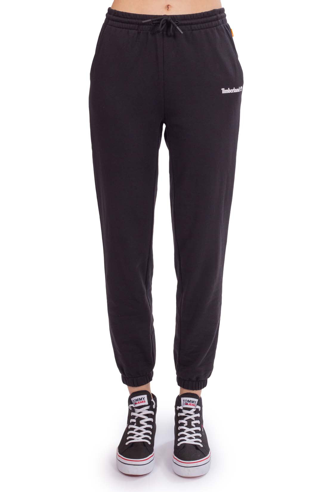 TIMBERLAND - Women's regular logo sporty trousers  - Size L-1
