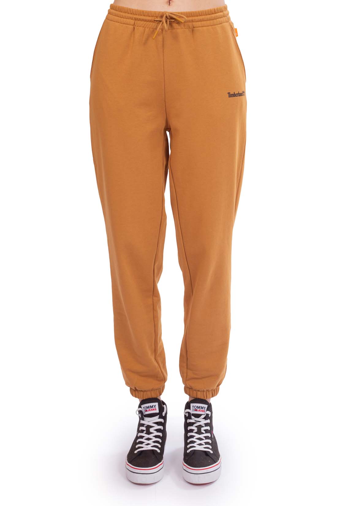 TIMBERLAND - Women's regular logo sporty trousers  - Size L-10