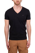 TOMMY HILFIGER - Men's basic V-neck T-shirt - Size L-1