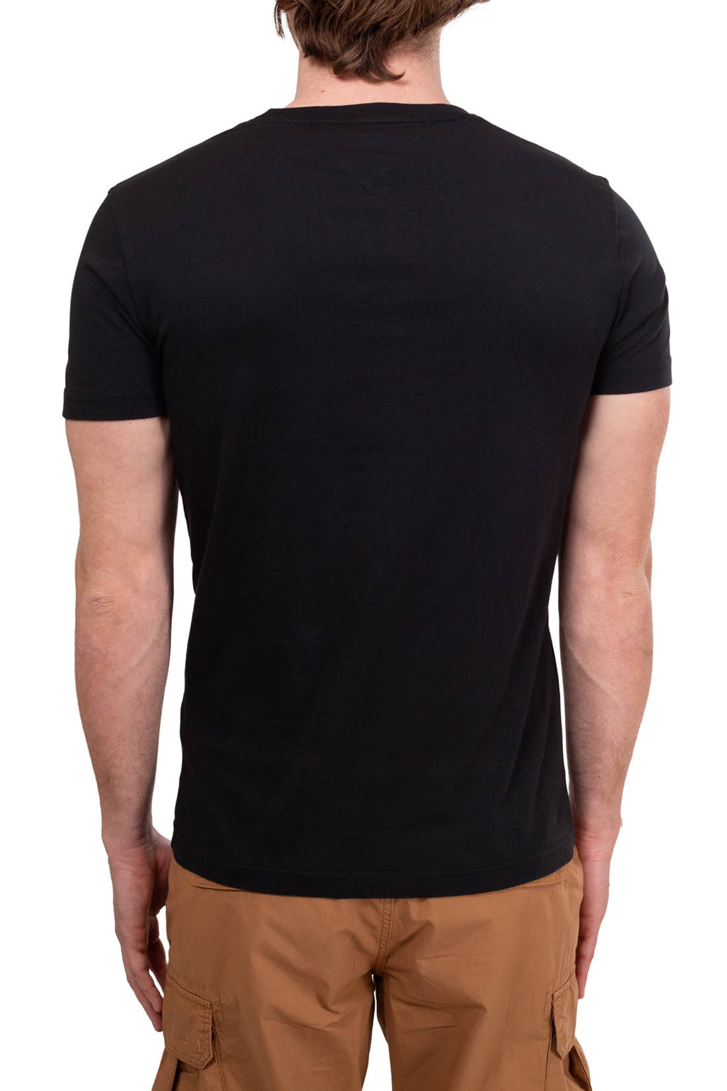 TOMMY HILFIGER - Men's basic V-neck T-shirt - Size L-6