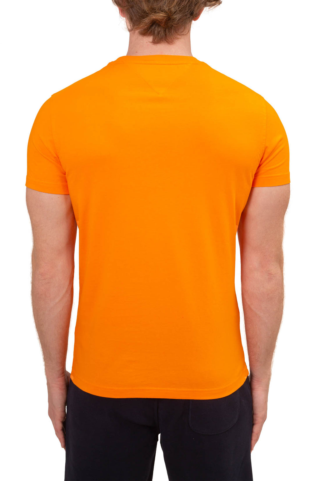 TOMMY HILFIGER - Men's basic T-shirt with flag  - Size XXL-1