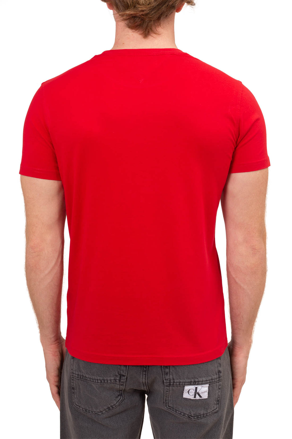 TOMMY HILFIGER - Men's basic T-shirt with flag  - Size XXL-15