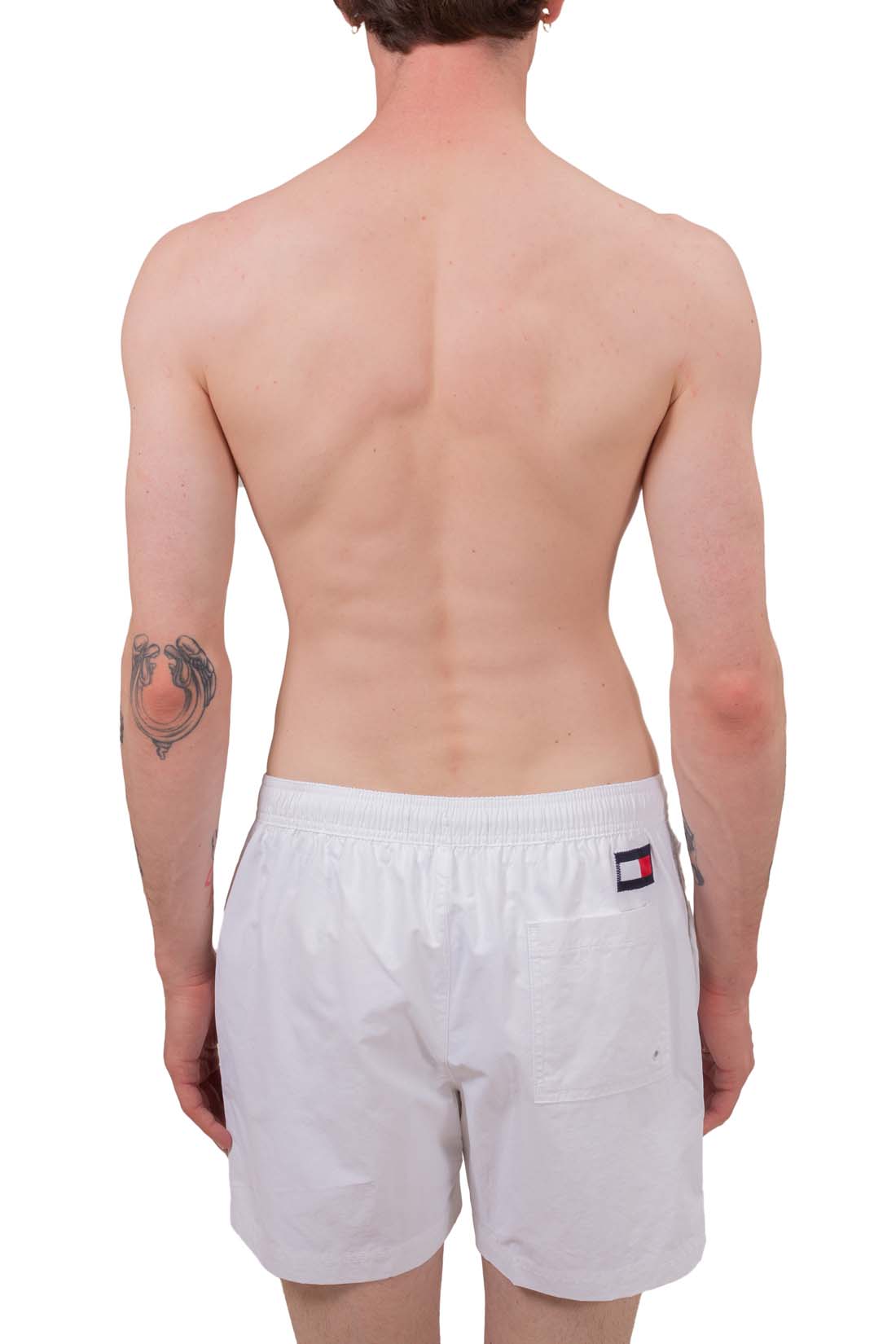 TOMMY HILFIGER - Men's swim shorts with flag detail-12