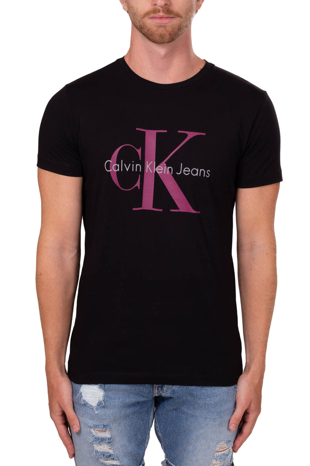 CALVIN KLEIN JEANS - Men's logo T-shirt-15