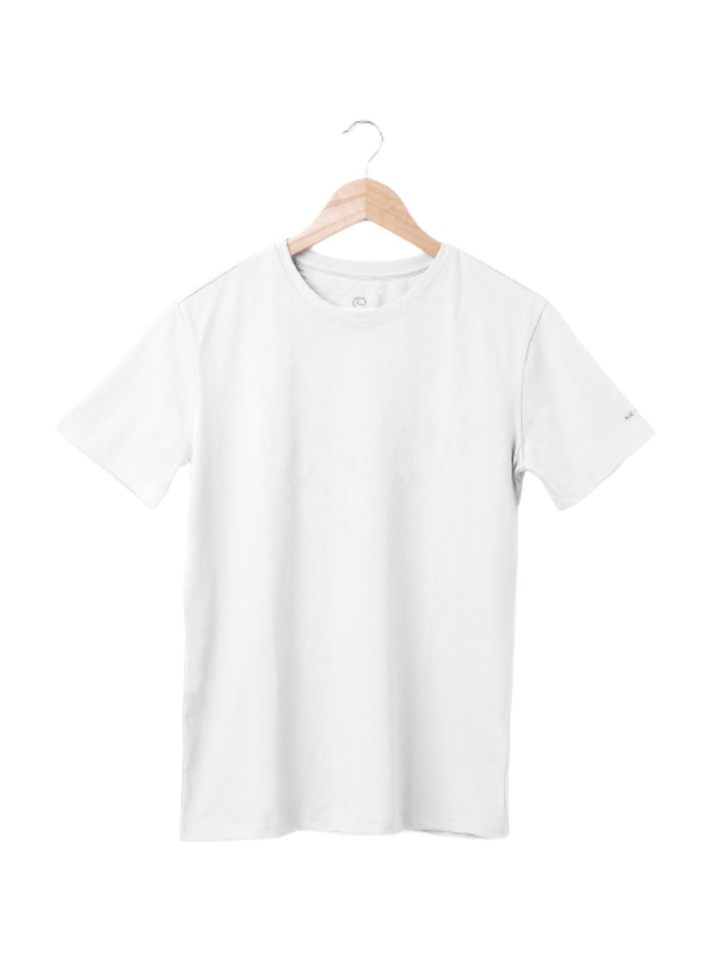 Pure Cotton T-Shirt for Men and Women - White-7
