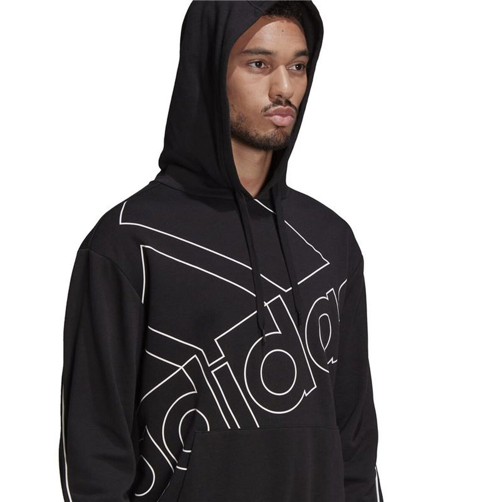 Sudadera con capucha para hombre Adidas GK9369 Negra-3