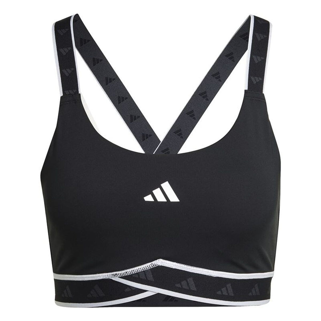 Sujetador deportivo Adidas negro-0