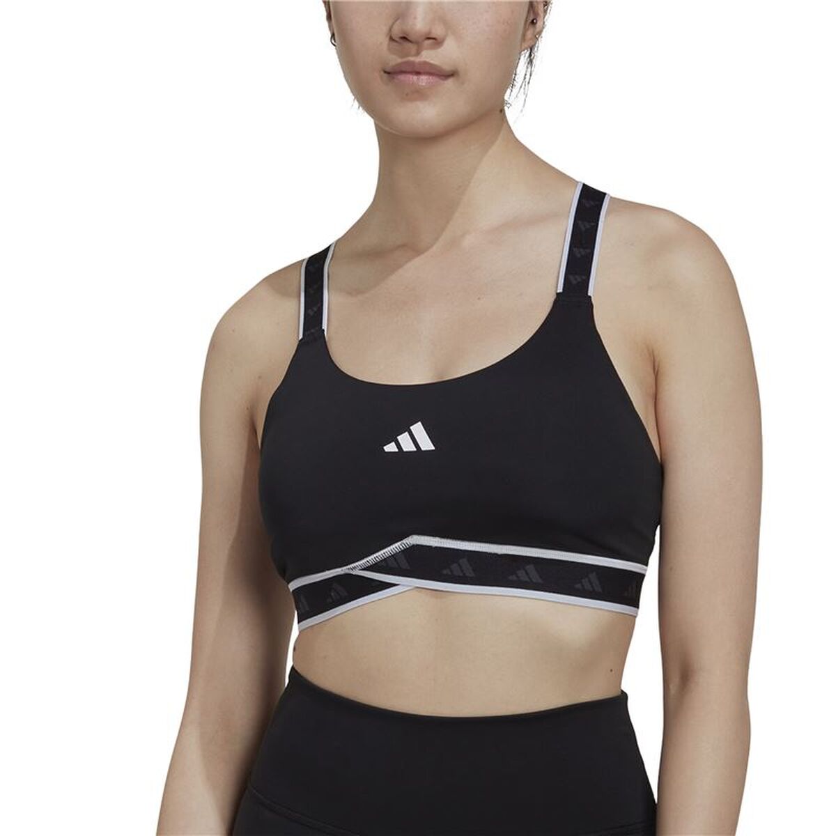 Sujetador deportivo Adidas negro-8