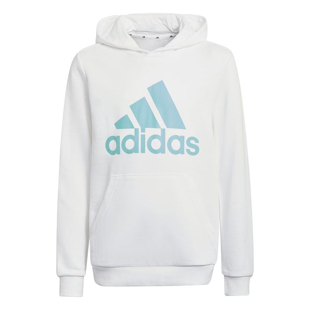 Sudadera con capucha infantil Adidas HE9290 blanca-0