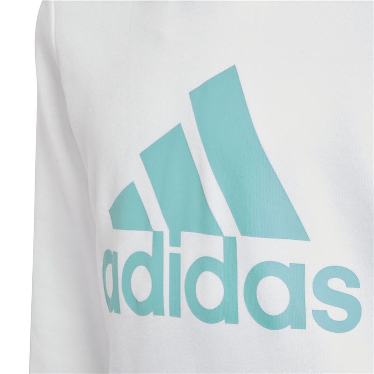 Sudadera con capucha infantil Adidas HE9290 blanca-3