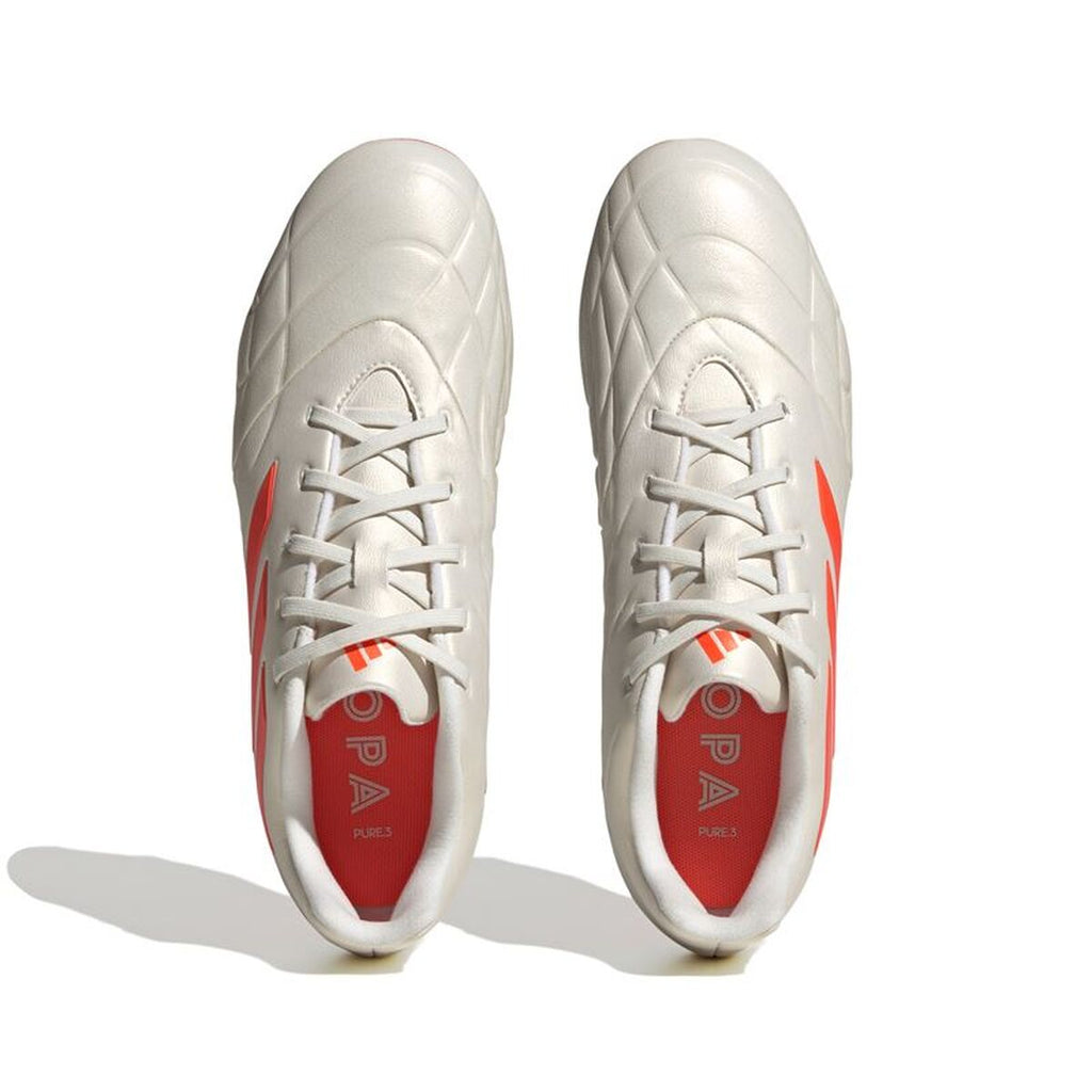 Botas de fútbol para adulto Adidas HQ8941 plateadas-6