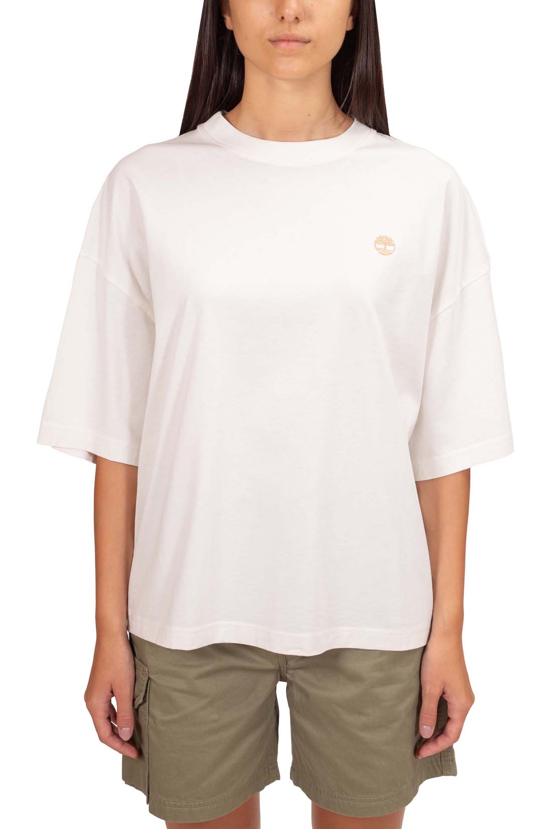 TIMBERLAND - Women's oversized logo T-shirt  - Size S-1