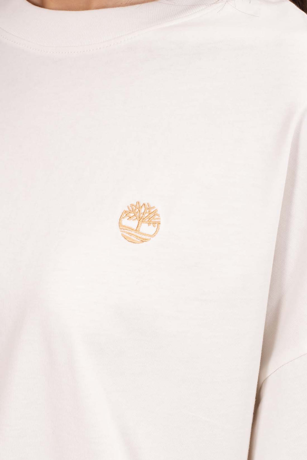 TIMBERLAND - Women's oversized logo T-shirt  - Size S-0