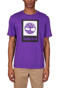 TIMBERLAND - Men's T-shirt with box logo  - Size L-1